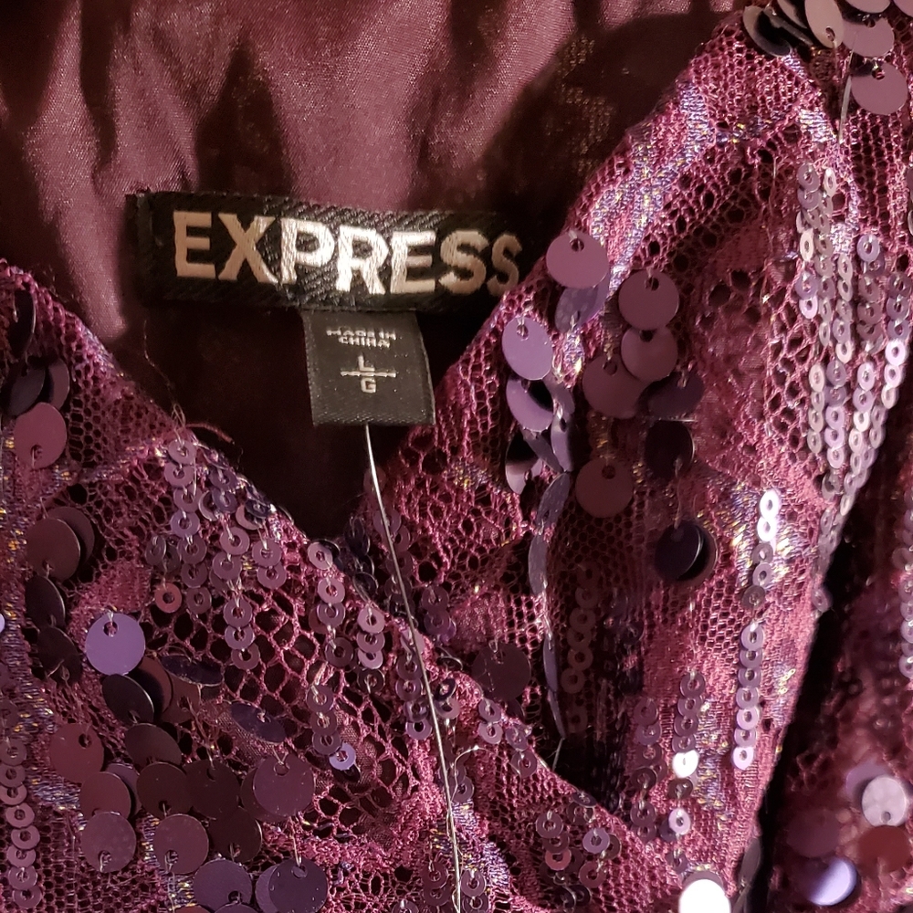 Express sequence dress Size Large - Picture 3 of 3